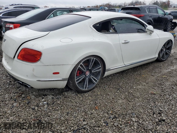 2015 Bentley Continental GT with VIN SCBFT7ZA5FC041658, listed as a Copart auction lot 80502724 with Not Provided miles and Salvage Title. Bid and sale history available at DreamBid. Image 3.