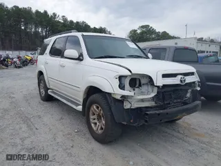 2005 Toyota Sequoia SR5 with VIN 5TDZT34A95S248173, listed as a IAAI auction lot 41672405 with 258,738 mi miles. Bid and sale history available at carsss.com. Image 1.