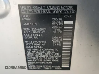 2016 Nissan Rogue SV with VIN KNMAT2MV2GP678098, listed as a Copart auction lot 52334775 with 114,663 mi miles and Salvage Title. Bid and sale history available at DreamBid. Image 13.