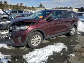 2019 Kia Sorento LX with VIN 5XYPGDA34KG545884, listed as a Copart auction lot 44415245 with 200,866 mi miles and Salvage Title. Bid and sale history available at carsss.com. Image 1.