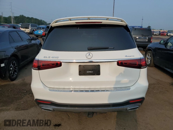 2022 Mercedes-Benz GLS with VIN 4JGFF5KE5NA634979, listed as a Copart auction lot 60974103 with 24,159 mi miles. Bid and sale history available at carsss.com. Image 6.