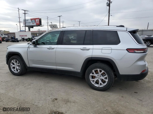 2021 Jeep Grand Cherokee L Limited with VIN 1C4RJKBG8M8111655, listed as a Copart auction lot 53076475 with 50,124 mi miles and Salvage Title. Bid and sale history available at carsss.com. Image 2.