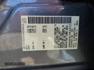 2014 Nissan Maxima S z VIN 1N4AA5AP2EC443322, wystawiony jako Copart lot #58433095 z przebiegiem 85 990 mil mil oraz Szkoda całkowita • Salvage title. Historia ofert i sprzedaży dostępna na DreamBid. Obrazek 12.