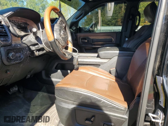 2019 Ram 3500 Longhorn with VIN 3C63RRNL7KG536797, listed as a Copart auction lot 83592624 with 0 mi miles and Non Repairable. Bid and sale history available at carsss.com. Image 7.