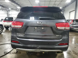 2018 Kia Sorento EX z VIN 5XYPHDA58JG422604, wystawiony jako Copart lot #60475255 z przebiegiem 100 018 mil mil oraz Szkoda całkowita • Salvage title. Historia ofert i sprzedaży dostępna na DreamBid. Obrazek 6.
