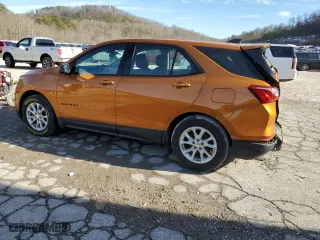 2019 Chevrolet Equinox LS with VIN 2GNAXHEV8K6108774, listed as a Copart auction lot 46528695 with 76,128 mi miles and Salvage Title. Bid and sale history available at carsss.com. Image 2.