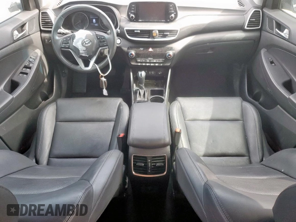 2021 Hyundai Tucson SEL z VIN KM8J33AL5MU370313, wystawiony jako Copart lot #57982665 z przebiegiem 33 266 mil mil oraz Szkoda całkowita • Salvage title. Historia ofert i sprzedaży dostępna na DreamBid. Obrazek 8.