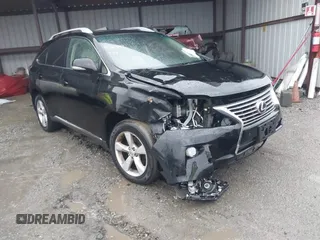 2014 Lexus RX 350 with VIN JTJBK1BA9E2460815, listed as a IAAI auction lot 41695555 with 113,852 mi miles and . Bid and sale history available at DreamBid. Image 1.