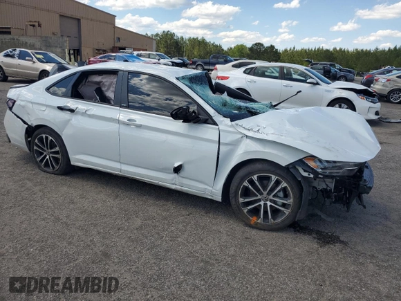 2023 Volkswagen Jetta Sport with VIN 3VWBM7BU3PM061062, listed as a Copart auction lot 55217665 with Not provided miles and Salvage title. Bid and sale history available at DreamBid. Image 4.