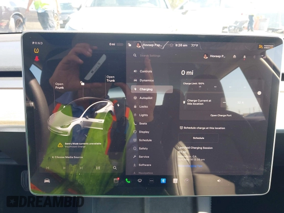 2023 Tesla Model 3 z VIN 5YJ3E1EA5PF401237, wystawiony jako IAAI lot #42520423 z przebiegiem 45 262 mil mil oraz . Historia ofert i sprzedaży dostępna na DreamBid. Obrazek 18.