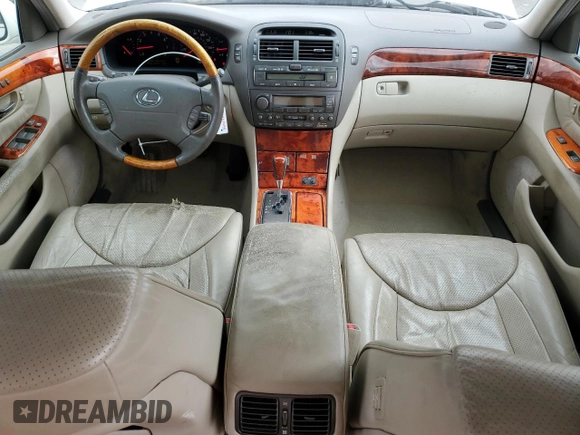 2003 Lexus LS 430 with VIN JTHBN30F730116220, listed as a Copart auction lot 54929245 with 196,401 mi miles and Salvage Title. Bid and sale history available at DreamBid. Image 8.