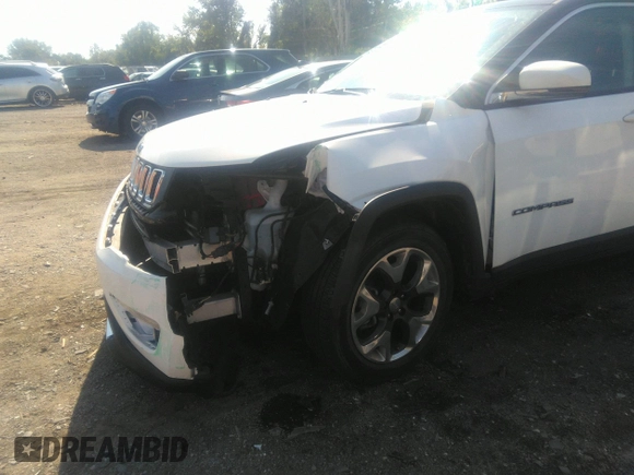 2020 Jeep Compass Limited with VIN 3C4NJDCB6LT234125, listed as a IAAI auction lot 40503327 with 35,535 mi miles and . Bid and sale history available at DreamBid. Image 6.