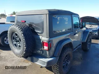 2018 Jeep Wrangler Sport S with VIN 1C4GJXAG4JW283209, listed as a IAAI auction lot 41770557 with 34,041 mi miles and . Bid and sale history available at DreamBid. Image 4.