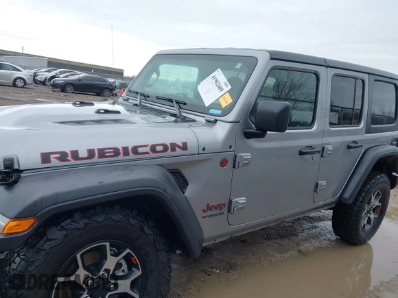 2021 Jeep Wrangler Unlimited Rubicon with VIN 1C4JJXFM6MW543912, listed as a IAAI auction lot 41902609 with 23,224 mi miles. Bid and sale history available at carsss.com. Image 14.