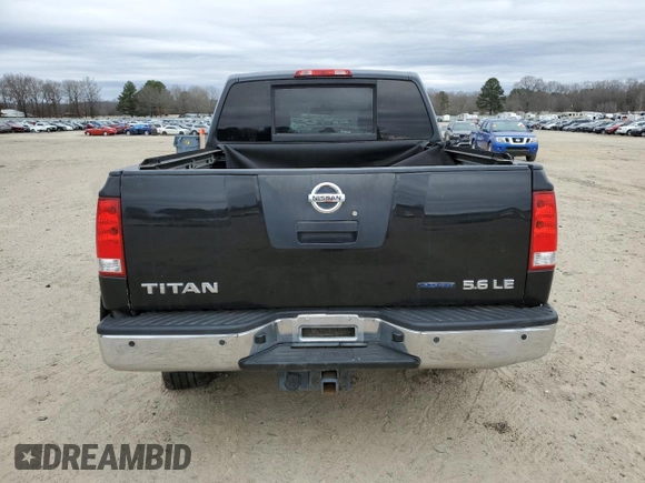2010 Nissan Titan SE with VIN 1N6BA0ED1AN300083, listed as a Copart auction lot 44336155 with 204,382 mi miles and Salvage Title. Bid and sale history available at DreamBid. Image 6.
