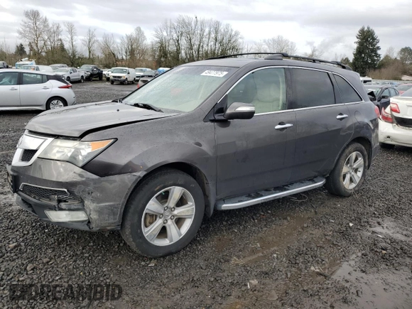 2010 Acura MDX Technology with VIN 2HNYD2H46AH513755, listed as a Copart auction lot 49477975 with 151,411 mi miles and Salvage Title. Bid and sale history available at DreamBid. Image 1.