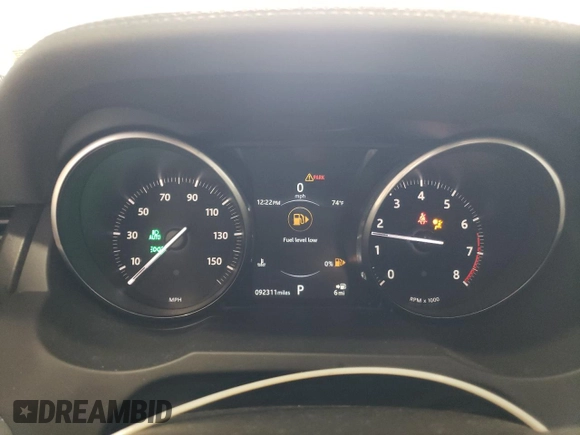 2018 Land Rover Range Rover Evoque SE with VIN SALVP2RX7JH268634, listed as a Copart auction lot 73297084 with 92,311 mi miles and Salvage Title. Bid and sale history available at DreamBid. Image 9.