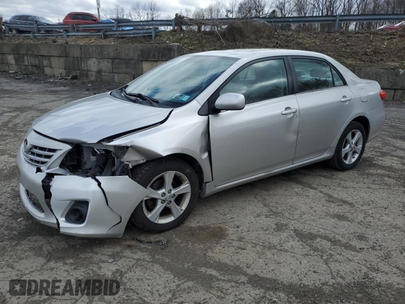 2013 Toyota Corolla L with VIN 2T1BU4EE3DC082908, listed as a Copart auction lot 52219795 with 175,604 mi miles and Salvage Title. Bid and sale history available at carsss.com. Image 1.