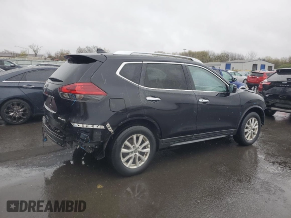 2018 Nissan Rogue SV with VIN KNMAT2MV2JP525194, listed as a Copart auction lot 52134855 with 77,722 mi miles and Salvage Title. Bid and sale history available at carsss.com. Image 3.