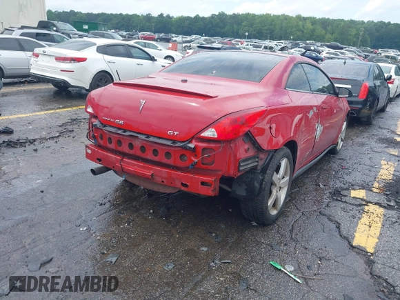 2007 Pontiac G6 GT with VIN 1G2ZH36N474153315, listed as a IAAI auction lot 42388959 with 125,991 mi miles and . Bid and sale history available at DreamBid. Image 4.