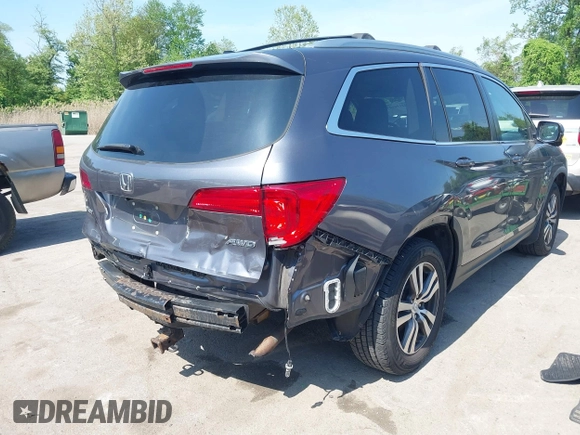 2016 Honda Pilot EX-L with VIN 5FNYF6H54GB083139, listed as a IAAI auction lot 42150923 with 213,009 mi miles and . Bid and sale history available at DreamBid. Image 18.