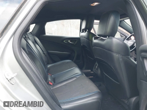 2015 Chrysler 200 S with VIN 1C3CCCBG7FN613684, listed as a IAAI auction lot 41028061 with 111,061 mi miles. Bid and sale history available at carsss.com. Image 8.