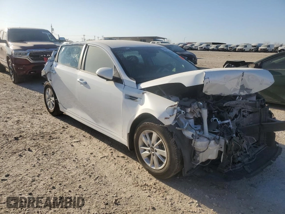 2018 Kia Optima LX with VIN 5XXGT4L37JG205916, listed as a Copart auction lot 49026295 with 109,655 mi miles and Salvage Title. Bid and sale history available at carsss.com. Image 4.