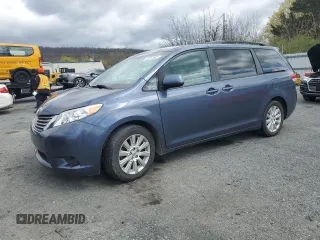 2013 Toyota Sienna LE with VIN 5TDJK3DC7DS067735, listed as a Copart auction lot 53234585 with 236,420 mi miles and Clean Title. Bid and sale history available at carsss.com. Image 1.