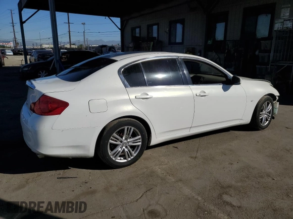 2015 Infiniti Q40 with VIN JN1CV6AP7FM502358, listed as a Copart auction lot 79194474 with Not Provided miles and Salvage Title. Bid and sale history available at DreamBid. Image 3.