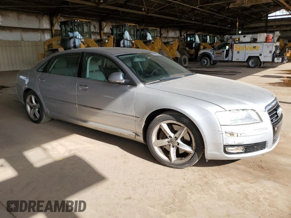 2008 Audi A8 L 4.2L with VIN WAUMV94E28N014295, listed as a Copart auction lot 53920295 with 116,703 mi miles and Clean Title. Bid and sale history available at carsss.com. Image 4.