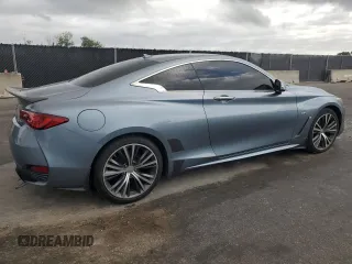 2017 Infiniti Q60 2.0t with VIN JN1CV7EL9HM320239, listed as a Copart auction lot 55183745 with 110,525 mi miles and Clean Title. Bid and sale history available at DreamBid. Image 3.