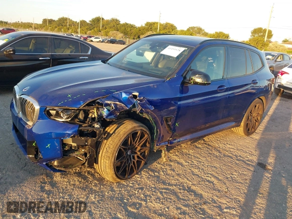 2023 BMW X3 M with VIN 5YM13EC03P9P58528, listed as a IAAI auction lot 41493528 with 18,503 mi miles and . Bid and sale history available at DreamBid. Image 17.