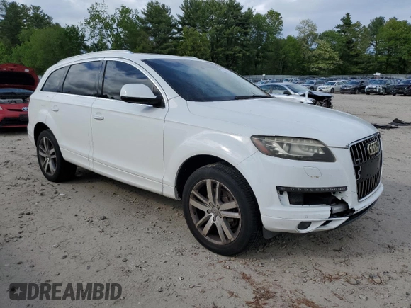 2011 Audi Q7 Premium Plus with VIN WA1LGAFE3BD008004, listed as a Copart auction lot 57505045 with 206,268 mi miles and Clean title. Bid and sale history available at DreamBid. Image 4.