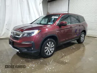 2021 Honda Pilot EX-L with VIN 5FNYF6H58MB090087, listed as a Copart auction lot 51484195 with 30,461 mi miles and Salvage Title. Bid and sale history available at carsss.com. Image 1.
