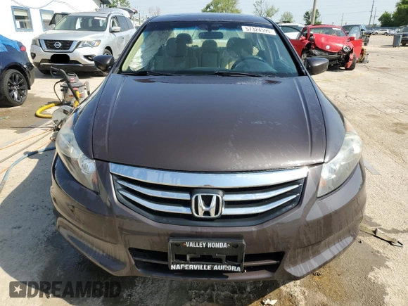 2012 Honda Accord EX with VIN 1HGCP2F76CA030175, listed as a Copart auction lot 57324595 with 209,093 mi miles and Salvage title. Bid and sale history available at DreamBid. Image 5.