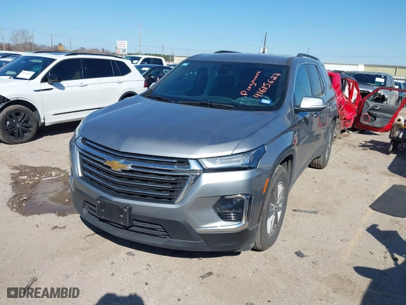 2023 Chevrolet Traverse LT Leather with VIN 1GNERHKW6PJ340485, listed as a IAAI auction lot 41615627 with 15,846 mi miles. Bid and sale history available at carsss.com. Image 17.
