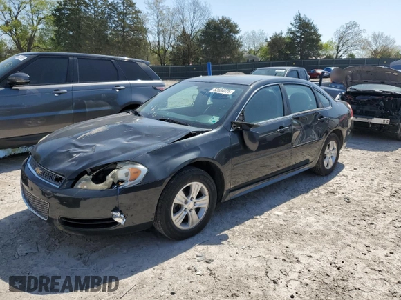2013 Chevrolet Impala LS with VIN 2G1WF5E36D1203163, listed as a Copart auction lot 52684025 with 118,674 mi miles and Salvage Title. Bid and sale history available at DreamBid. Image 1.