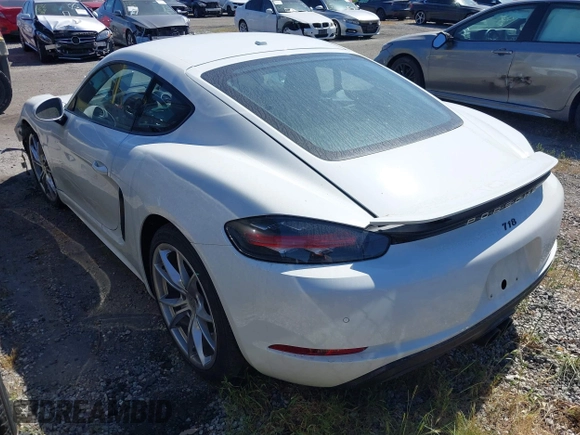 2021 Porsche Cayman with VIN WP0AA2A80MS260426, listed as a IAAI auction lot 41680025 with 19,804 mi miles and . Bid and sale history available at DreamBid. Image 3.