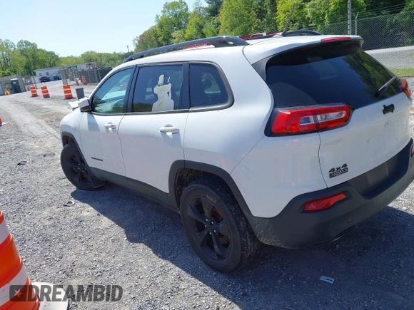 2018 Jeep Cherokee Latitude with VIN 1C4PJMCB2JD506794, listed as a IAAI auction lot 42206141 with 96,309 mi miles and . Bid and sale history available at DreamBid. Image 3.