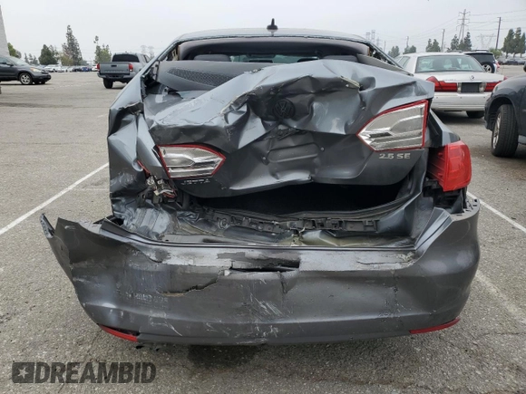 2012 Volkswagen Jetta SE with VIN 3VWDP7AJ5CM427654, listed as a Copart auction lot 60305055 with 138,222 mi miles and Salvage title. Bid and sale history available at DreamBid. Image 6.