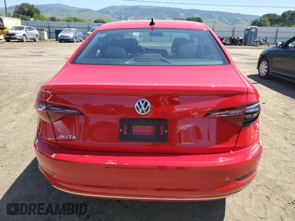 2021 Volkswagen Jetta S with VIN 3VWC57BU1MM002850, listed as a Copart auction lot 55103155 with 19,757 mi miles and Salvage title. Bid and sale history available at DreamBid. Image 6.