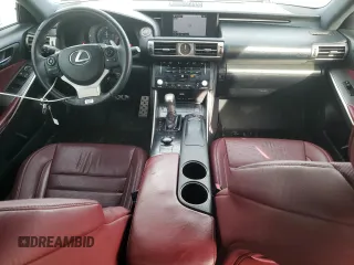 2014 Lexus IS 350 with VIN JTHBE1D20E5009785, listed as a Copart auction lot 43390055 with 163,556 mi miles and Salvage title. Bid and sale history available at DreamBid. Image 8.