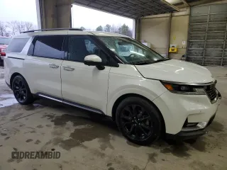 2023 Kia Carnival SX with VIN KNDNE5H37P6231312, listed as a Copart auction lot 44329745 with 55,492 mi miles and Salvage Title. Bid and sale history available at carsss.com. Image 4.