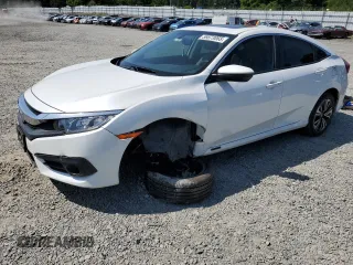 2018 Honda Civic EX-L z VIN JHMFC1F79JX023246, wystawiony jako Copart lot #59573065 z przebiegiem 61 110 mil mil oraz Szkoda całkowita • Salvage title. Historia ofert i sprzedaży dostępna na DreamBid. Obrazek 1.