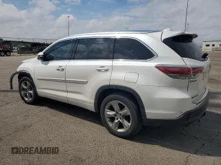 2014 Toyota Highlander Limited with VIN 5TDYKRFH9ES020475, listed as a Copart auction lot 58909925 with 216,857 mi miles and Salvage title. Bid and sale history available at DreamBid. Image 2.