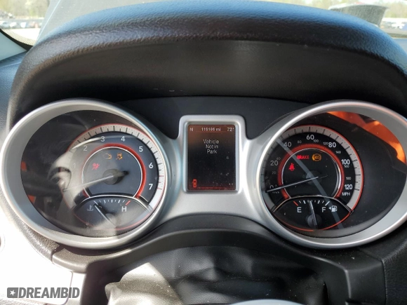2013 Dodge Journey SXT with VIN 3C4PDCBB0DT630693, listed as a Copart auction lot 51171964 with 119,186 mi miles and Salvage Title. Bid and sale history available at carsss.com. Image 9.