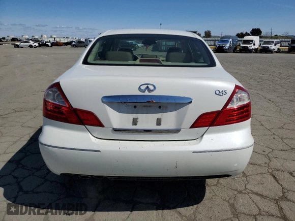 2005 Infiniti Q45 z VIN JNKBF01A65M101461, wystawiony jako Copart lot #50030865 z przebiegiem 211 747 mil mil oraz Czysty tytuł • Clean title. Historia ofert i sprzedaży dostępna na DreamBid. Obrazek 6.
