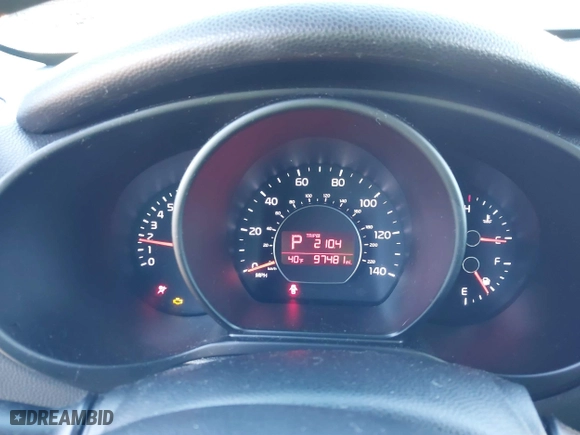 2015 Kia Soul with VIN KNDJN2A20F7793818, listed as a IAAI auction lot 41851307 with 97,481 mi miles. Bid and sale history available at carsss.com. Image 7.