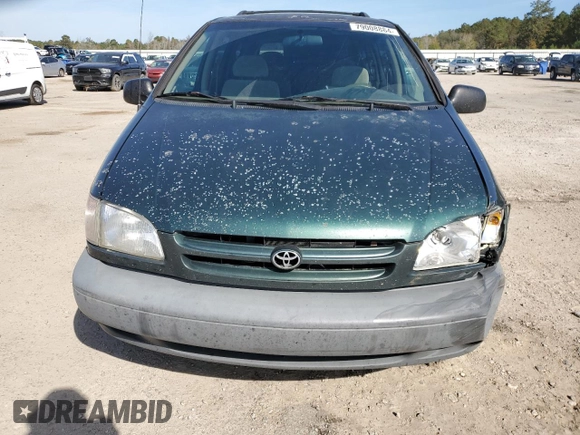 1999 Toyota Sienna LE with VIN 4T3ZF13C9XU097657, listed as a Copart auction lot 79008884 with 361,011 mi miles and Salvage Title. Bid and sale history available at carsss.com. Image 5.