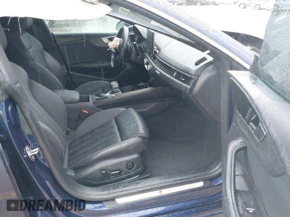 2022 Audi A5 Sportback S line Premium with VIN WAUDACF52NA023698, listed as a IAAI auction lot 41874459 with 45,967 mi miles. Bid and sale history available at carsss.com. Image 5.